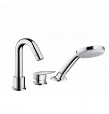 Hansgrohe Logis, Смеситель на борт ванны, на 3 отверстия, Цвет: хром. 71313000