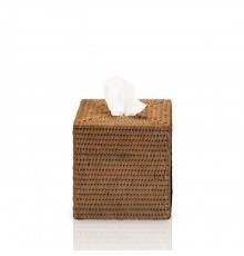 Decor Walther Basket KBQ Диспенсер для салфеток 14x14x14см, настольный, цвет: ротанг темный. 0930992