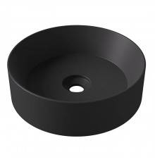 Alice Spy Round Раковина Oslash;40см., накладная, без отв., цвет: чёрный матовый. 34230108