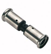 Фитинги под пресс-инструмент Муфта ПВДФ пресс, 26х26 Henco HE 15PK-2626