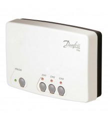 Приемник Danfoss сигнала беспроводных термостатов RX-3, 3 канала 087N7478