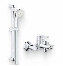 Душевой комплект Смеситель Grohe BauEdge 23604001 + Гарнитур Tempesta New 27794001