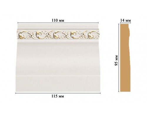 Основание DECOMASTER D204-54 (115*95*14мм)