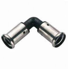 Фитинги под пресс-инструмент Угольник 90°, ПВДФ пресс, 16х16 Henco HE 1PK-1616
