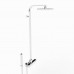 Stella Bamboo Quadro Душевой комплект 3283/420/304-200: смеситель, штанга+ручной+верхний душ 200мм, цвет: хром. BQ 02423 CR00