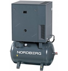 Компрессор винтовой, 7,5кВт, 10Бар, 1000л/мин, ресивер 270л NORDBERG NCS270/1000-10
