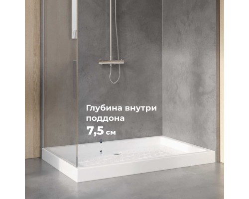 Поддон для душа прямоугольный керамический RGW CR  700x1400