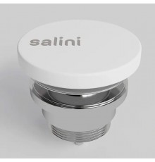 Salini D604 Донный клапан для раковины, фиксированный, S-Stone, цвет: белый. 166202G