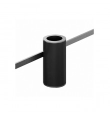 Bertocci Officina 3.16 Стакан для релинга, цвет: черный матовый/нержавеющая сталь. 116 3800 0000