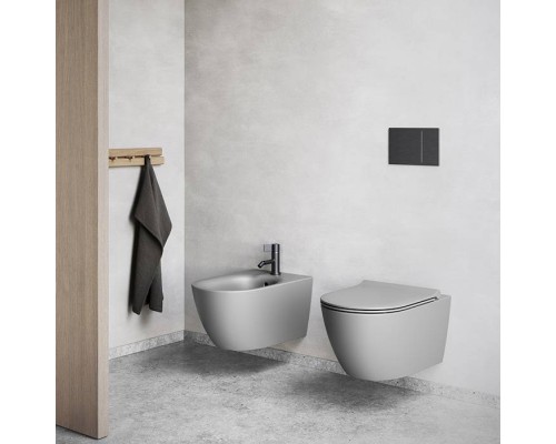 Catalano Sfera Унитаз подвесной 55х35см., безободковый, цвет: серый матовый. 0511550023,  9056060000