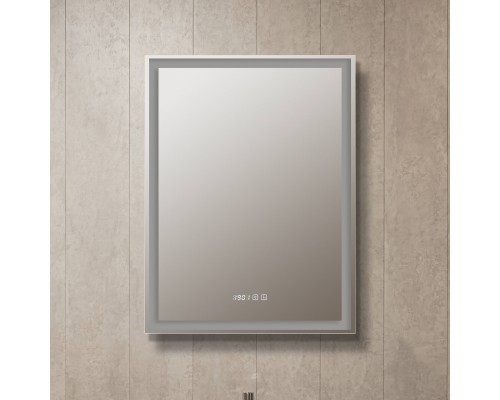 Зеркало-шкаф Silver Mirrors Киото 60 с подсветкой, с часами Зеркало-шкаф Silver Mirrors Киото 60 с подсветкой, с часами