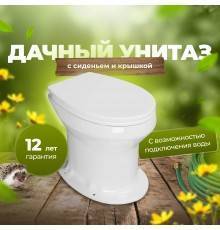 Унитаз дачный Оскольская керамика Дачный с сиденьем