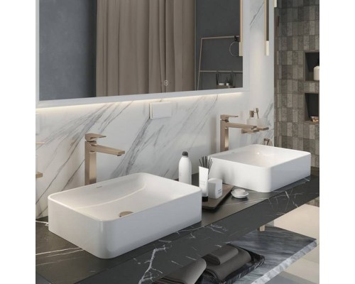 Hansgrohe Xuniva Q Раковина-чаша 55х40см., без отв., накладная, без перелива, цвет: белый. 60168450