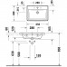 Duravit D-Neo Раковина 65х48см., накладная, с переливом, 1 отв., цвет: белый. 2367650000