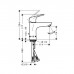 Hansgrohe Focus, Смеситель для раковины, с донным клапаном, Цвет: хром. 31607000