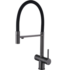 Смеситель для кухни Emar PVD ЕС - 7024 PVD Dark