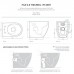 Artceram File 2.0 Унитаз напольный 37х52см, безободковый, слив универсальный, турбо смыв the.reel, saniglaze, цвет: белый глянцевый. FLV007 01 00