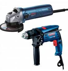 Набор Машина шлифовальная угловая Bosch GWS 660+дрель GSB 13 RE