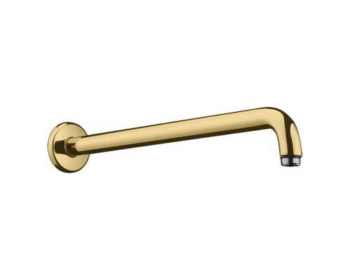 Hansgrohe Держатель верхнего душа, настенный, 389мм, G1/2, цвет: полированное золото. 27413990 Hansgrohe Держатель верхнего душа, настенный, 389мм, G1/2, цвет: полированное золото. 27413990