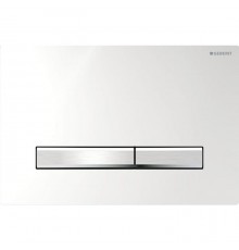 Geberit Sigma50 Клавиша для двойного смыва, квадратная, цвет: хром. 115.788.21.2