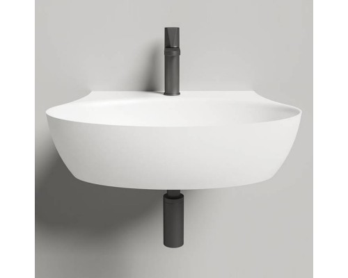 Salini Alda Wall 01 Раковина 58х45х15см., с 1 отв., сифон, слив-пер, мат-л: S-Sense, цвет: белый глянцевый. 140311G