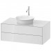Duravit White Tulip Тумбочка подвесная 100x55х40.8см., раковина, 2 ящика, цвет: белый высокоглянцевый. WT498608585,  2362430079