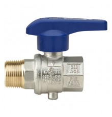 Затвор дисковый Rubinetterie Bresciane Eurofly 3/4  ВР/НР с синей рукояткой. 60030105