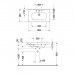 Duravit DuraStyle Раковина 80х48 см, 3 отв., с переливом, цвет: белый. 2320800030