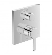 Duravit C.1 Смеситель для ванны, встраиваемый, с переключателем и обратным клапаном, цвет: хром. C15210017010,  GK0900000000