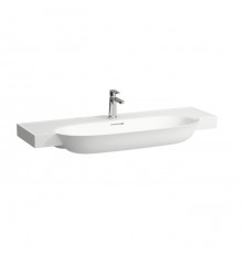 Laufen New Classic Раковина 120х48х16.5 см, 1 отв., накладная, с переливом, цвет: белый. 8.1385.8.000.104.1