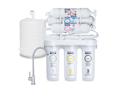 Система обратного осмоса Барьер Профи Осмо 100 М Лайт шестиступенчатый, с минерализацией