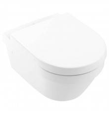 VilleroyBoch Architectura Комплект Унитаз-подвесной 37х53х33см., сиденье с функцией QuickRelease, Softclose, цвет: альпийский белый. 4694HR01