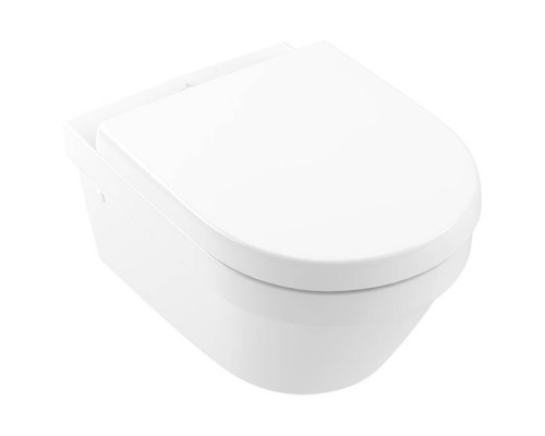 VilleroyBoch Architectura Комплект Унитаз-подвесной 37х53х33см., сиденье с функцией QuickRelease, Softclose, цвет: альпийский белый. 4694HR01