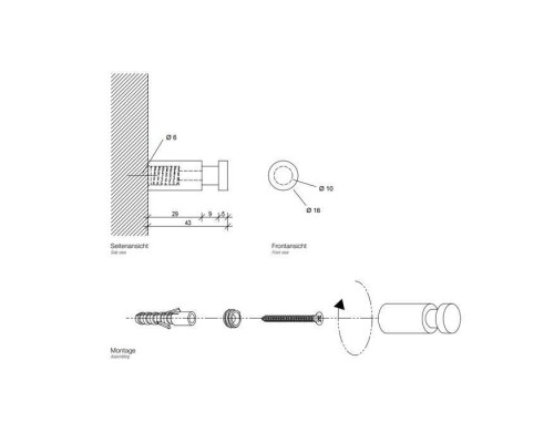 Decor Walther Basic WH 1 Крючок, подвесной, цвет: хром. 0900500 Decor Walther Basic WH 1 Крючок, подвесной, цвет: хром. 0900500