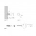 Decor Walther Basic WH 1 Крючок, подвесной, цвет: хром. 0900500