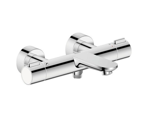 Duravit Wave Смеситель для ванны, настенный, термостатический, цвет: хром. WA5220000010 / WA5220000C10