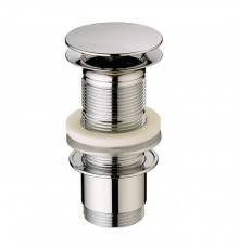 Донный клапан 11/4 для раковин без перелива, цвет: Brushed Nickel. ZA0016132F