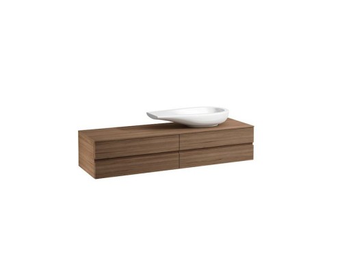 Laufen Alessi One Тумба с раковиной, 160х50х33см, с 4 выдвиж. ящиками, с сифоном, DX, подвесная, покрытие LLC, цвет: орех. 4.2426.2.097.630.1, 8.1897.3.400.112.1 Laufen Alessi One Тумба с раковиной, 160х50х33см, с 4 выдвиж. ящиками, с сифоном, DX, подвесная, покрытие LLC, цвет: орех. 4.2426.2.097.630.1, 8.1897.3.400.112.1