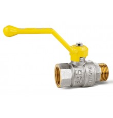 Кран шаровой латунный LD Pride 47.20.B-Н.Р 3/4  (Рычаг), газ. LD47