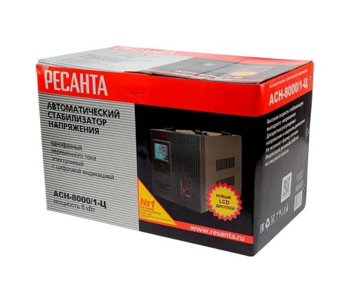 Стабилизатор напряжения Ресанта АСН- 8000/1-Ц