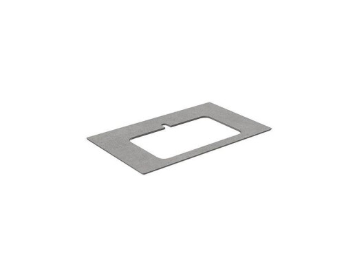 Kerama Marazzi Столешница из керамогранита для встраиваемых раковин сверху Фондамента 80см, с 1 отв., цвет: серый натуральный. PL2.DL500920R\80 Kerama Marazzi Столешница из керамогранита для встраиваемых раковин сверху Фондамента 80см, с 1 отв., цвет: серый натуральный. PL2.DL500920R\80