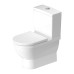 Duravit Starck 3 Унитаз моноблок приставной 65.5х36см., в комплекте с креплением, универсальный выпуск, цвет: белый. 0128090000,  0920100005