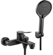 Смеситель для ванны с душем Shevanik S6202H черный