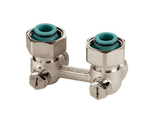Узел нижнего подключения радиатора угловой Flamco/Simplex Standart line E2/50. F10017