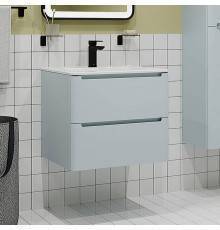 Тумба с раковиной IDDIS Edifice 60 подвесная, голубая