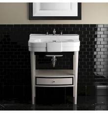 DevonDevon Bogart Консоль 70х54см, с раковиной на 3 отверстия, напольная, цвет: pure white. IBLG3FBOG,  EFBOGARTPW
