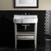 DevonDevon Bogart Консоль 70х54см, с раковиной на 3 отверстия, напольная, цвет: pure white. IBLG3FBOG, EFBOGARTPW