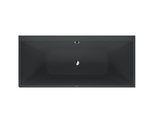 Duravit Vitrium Ванна встраиваемая 180x80см, Dx, с ножками, с2 наклонами для спины, прямоугольная, цвет: темно-серый матовый. 700428HE