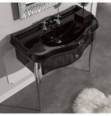 Kerasan Retro Комплект мебели 100см, подвесной, Цвет: neco/cromo. 7363K3,  105004 nero*1