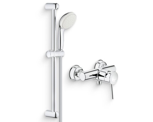 Душевой комплект Смеситель для душа Grohe BauClassic 32867000 + Гарнитур Tempesta New 27924001 Душевой комплект Смеситель для душа Grohe BauClassic 32867000 + Гарнитур Tempesta New 27924001